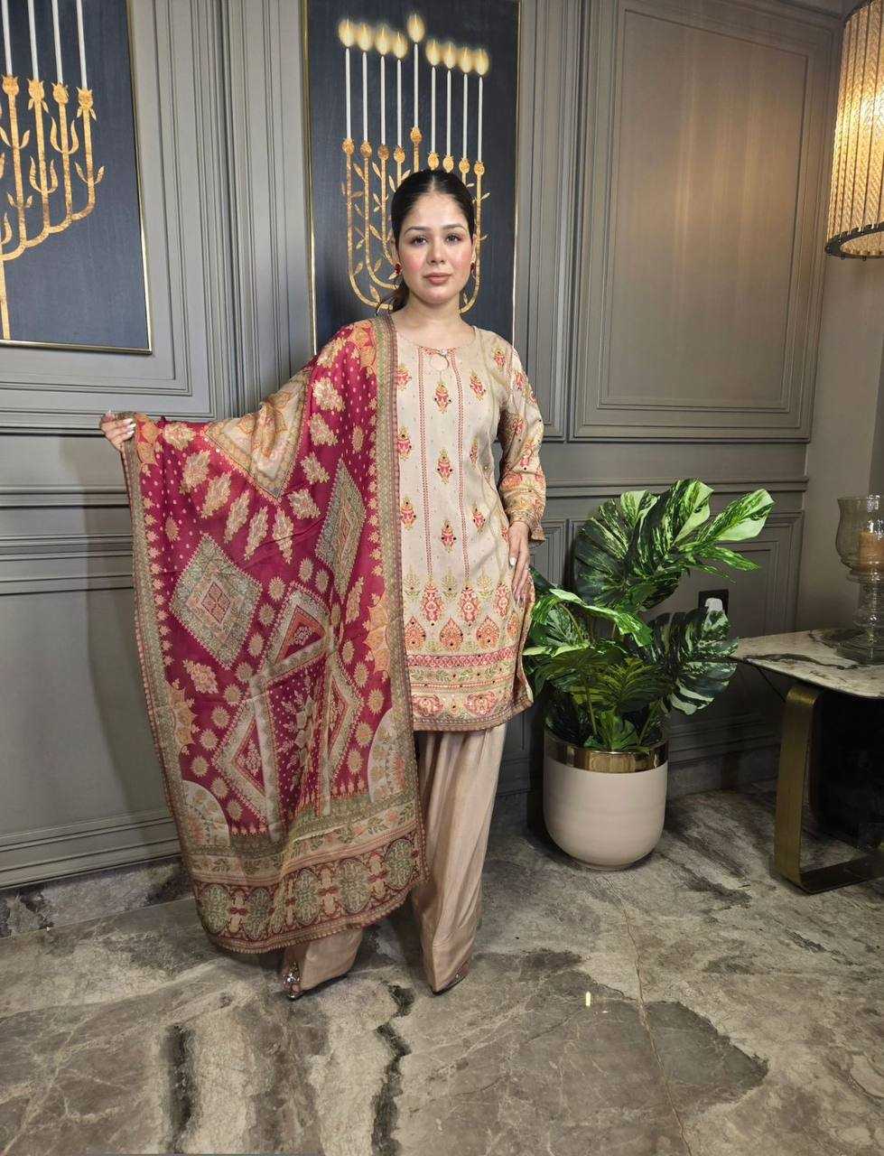 MIRROR WORK KURTI