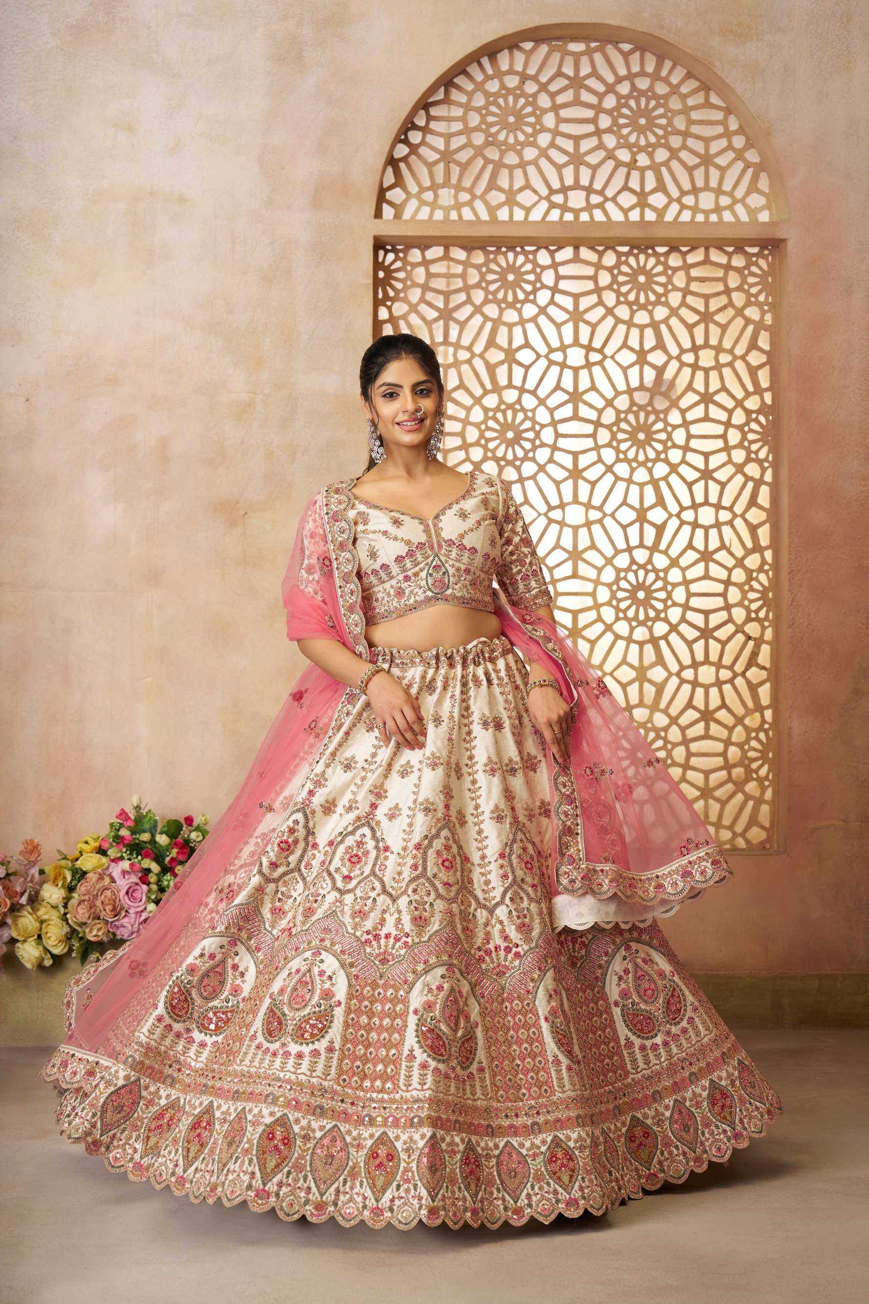 EMBROIDERED LEHENGA