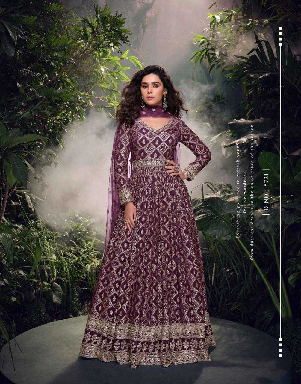 EMBROIDERED GOWN