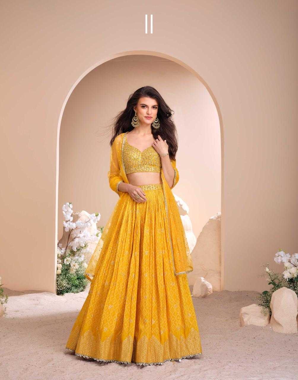 EMBROIDERED LEHENGA