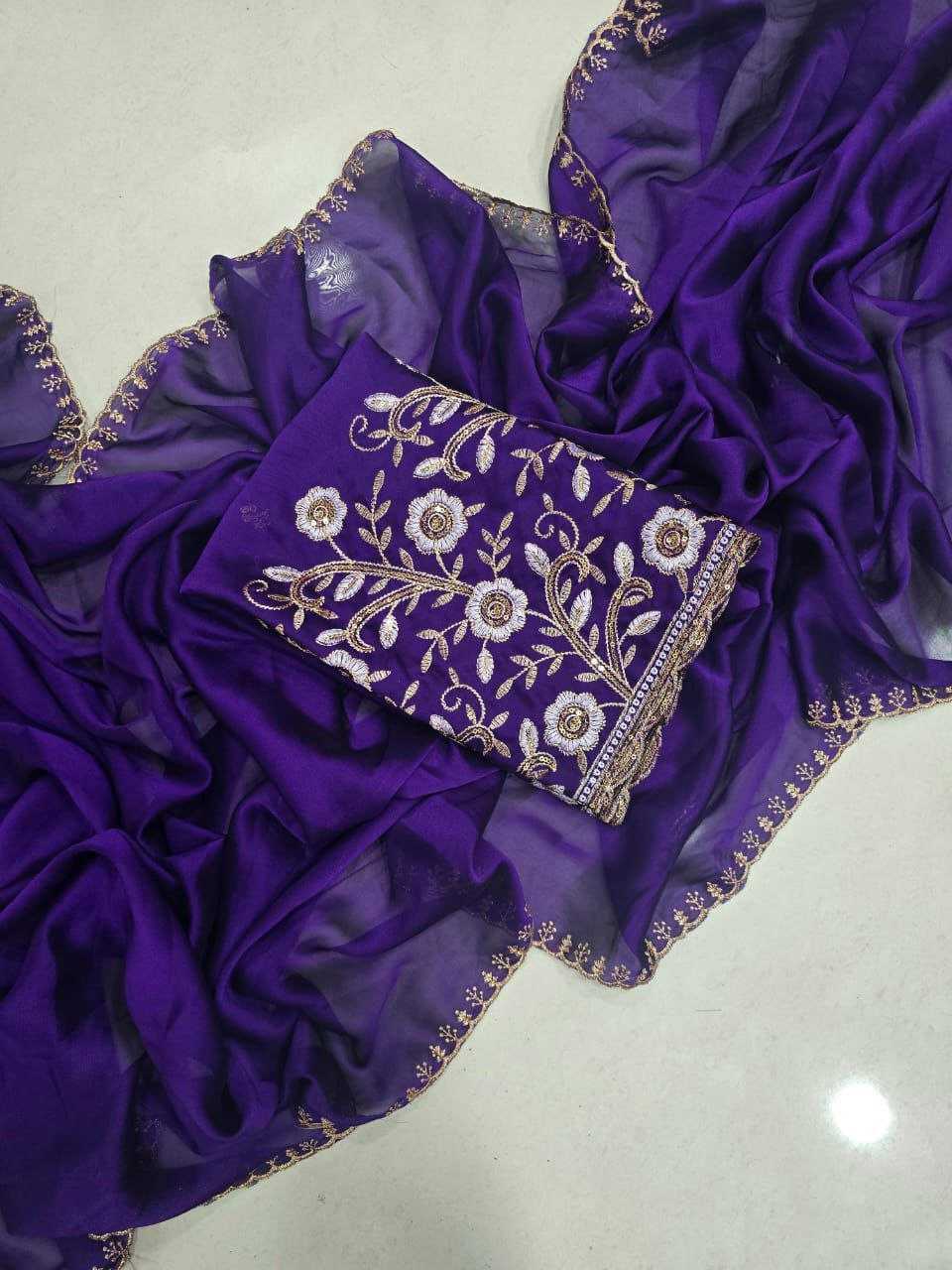 CUTWORK SAREE