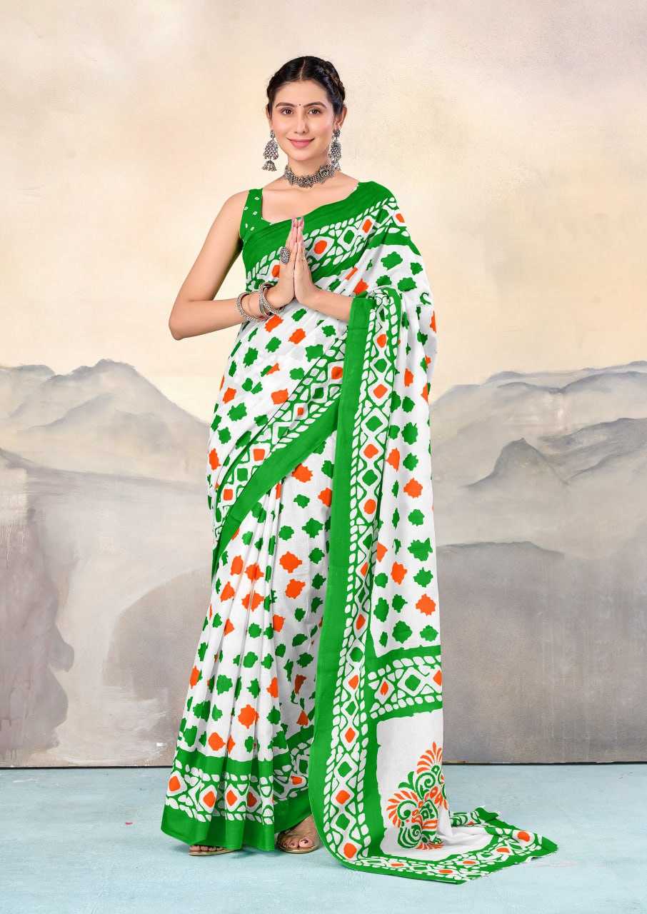 BLOCK PRINT SAREES