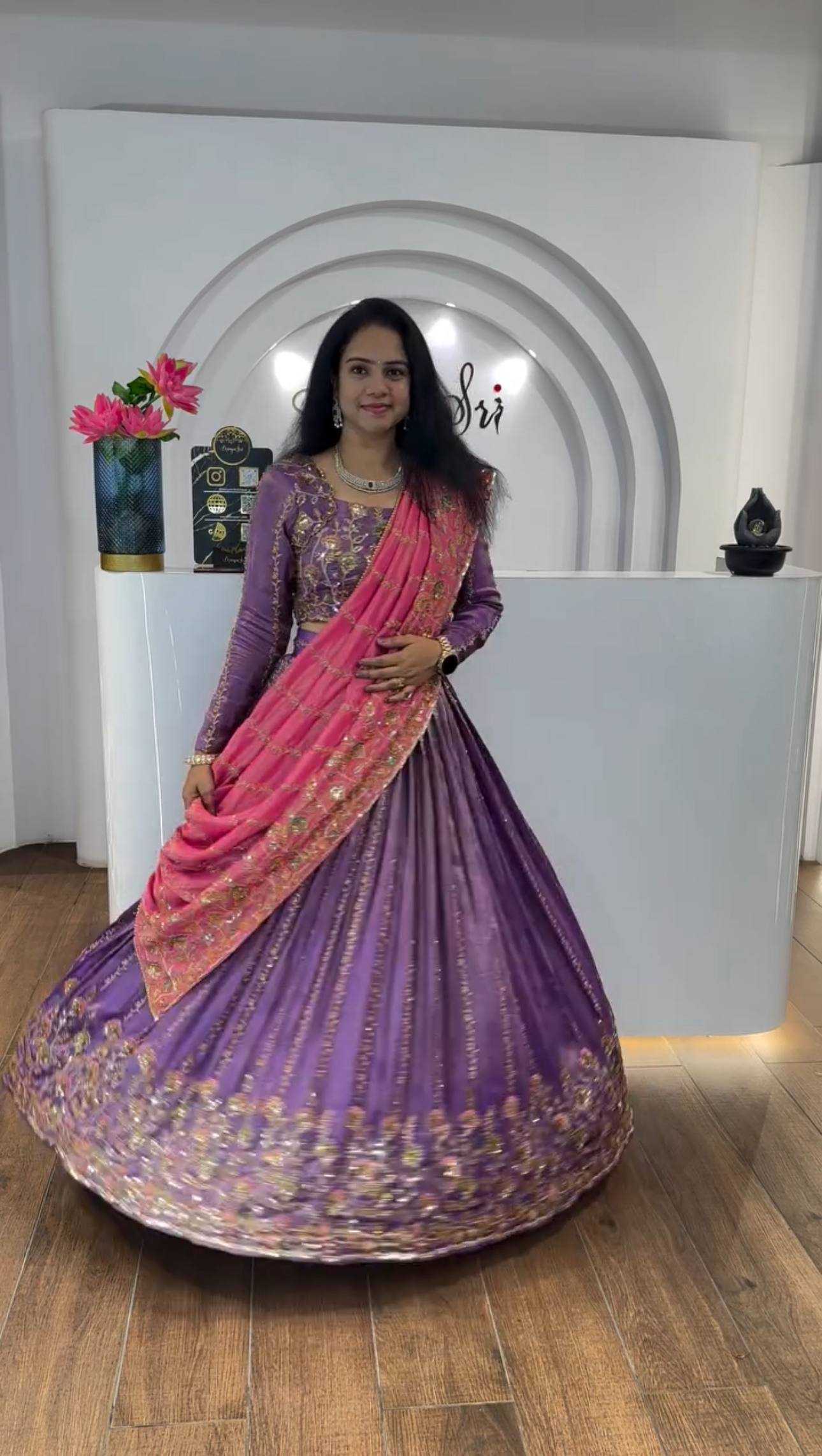 EMBROIDERED LEHENGA