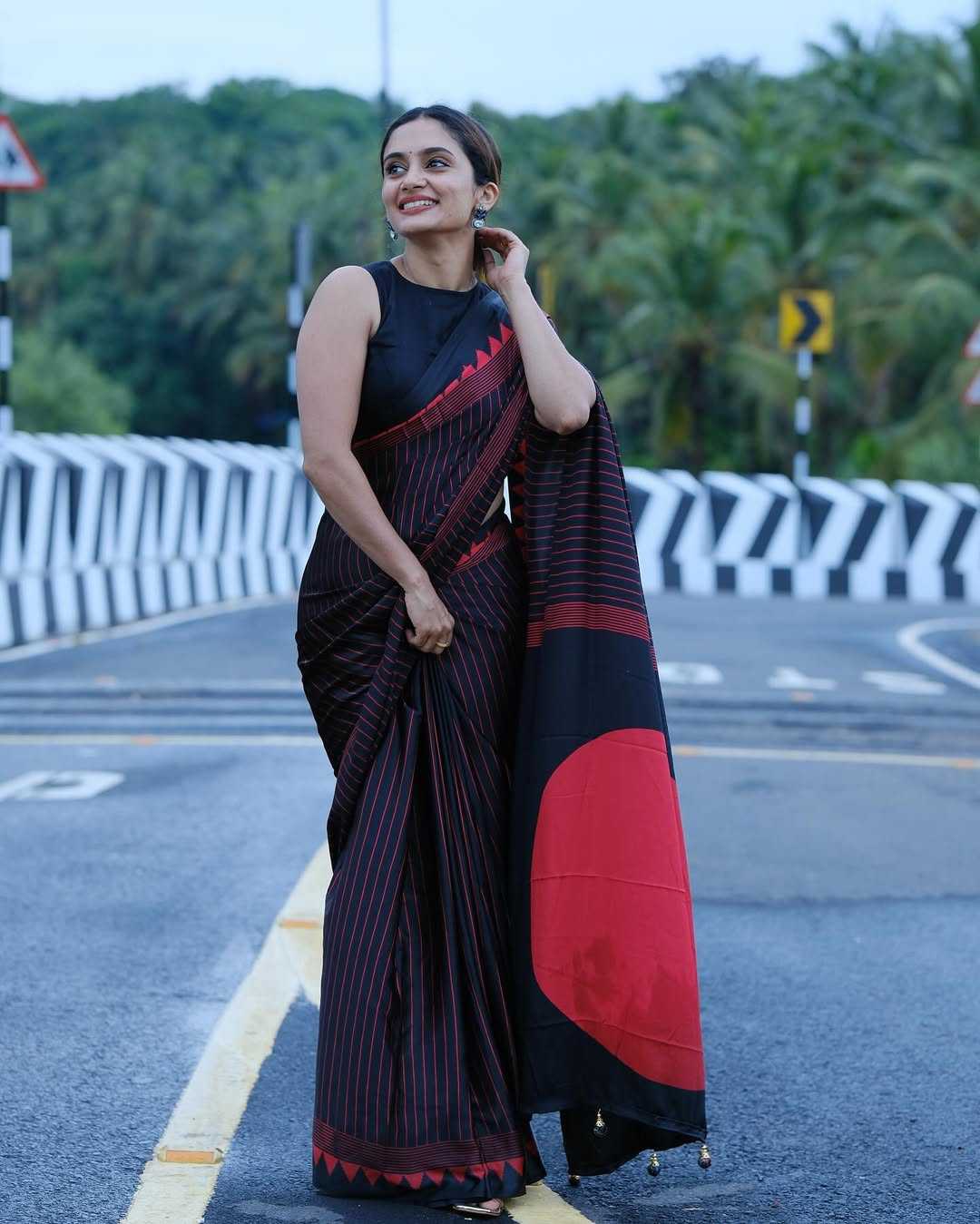 PRINTED SILK SAREE