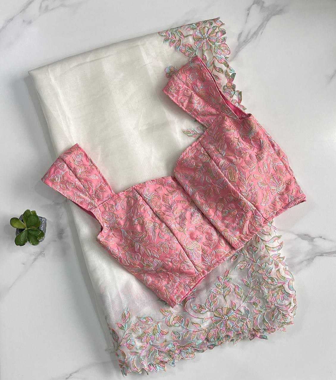 LACE BORDER SAREES