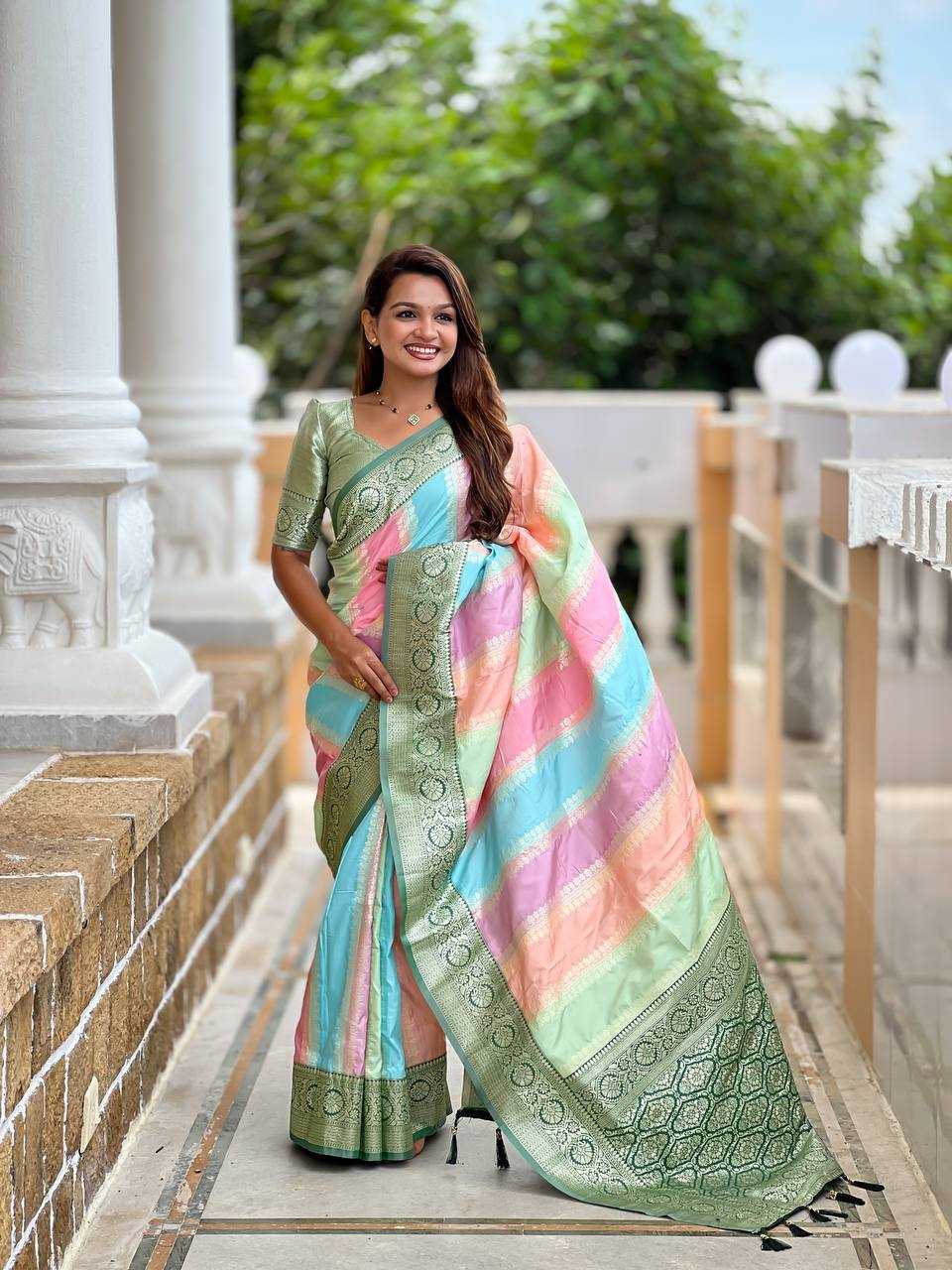 SILK SAREES WITH CONTRAST PALLU