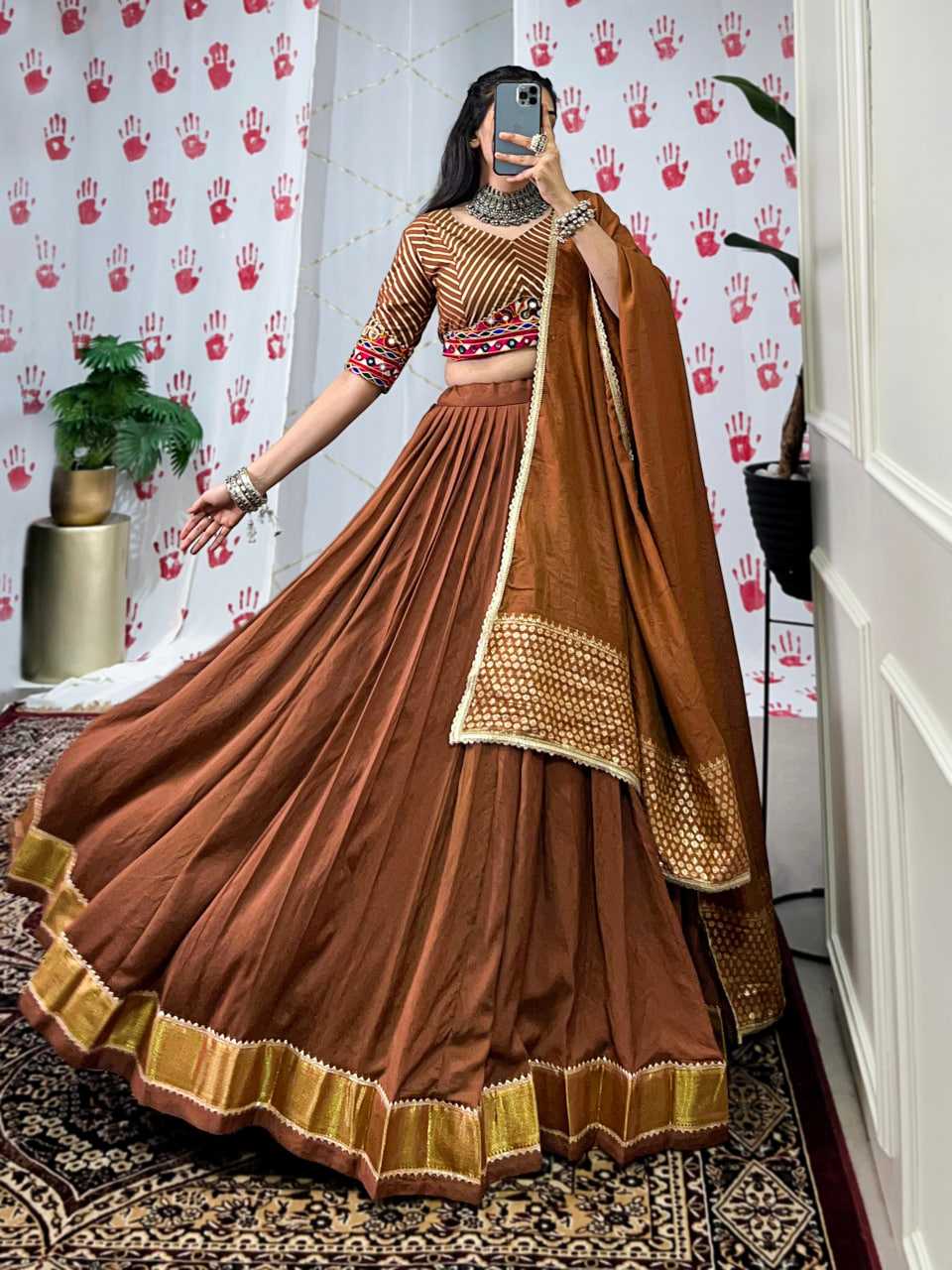 GOTA PATTI LEHENGA