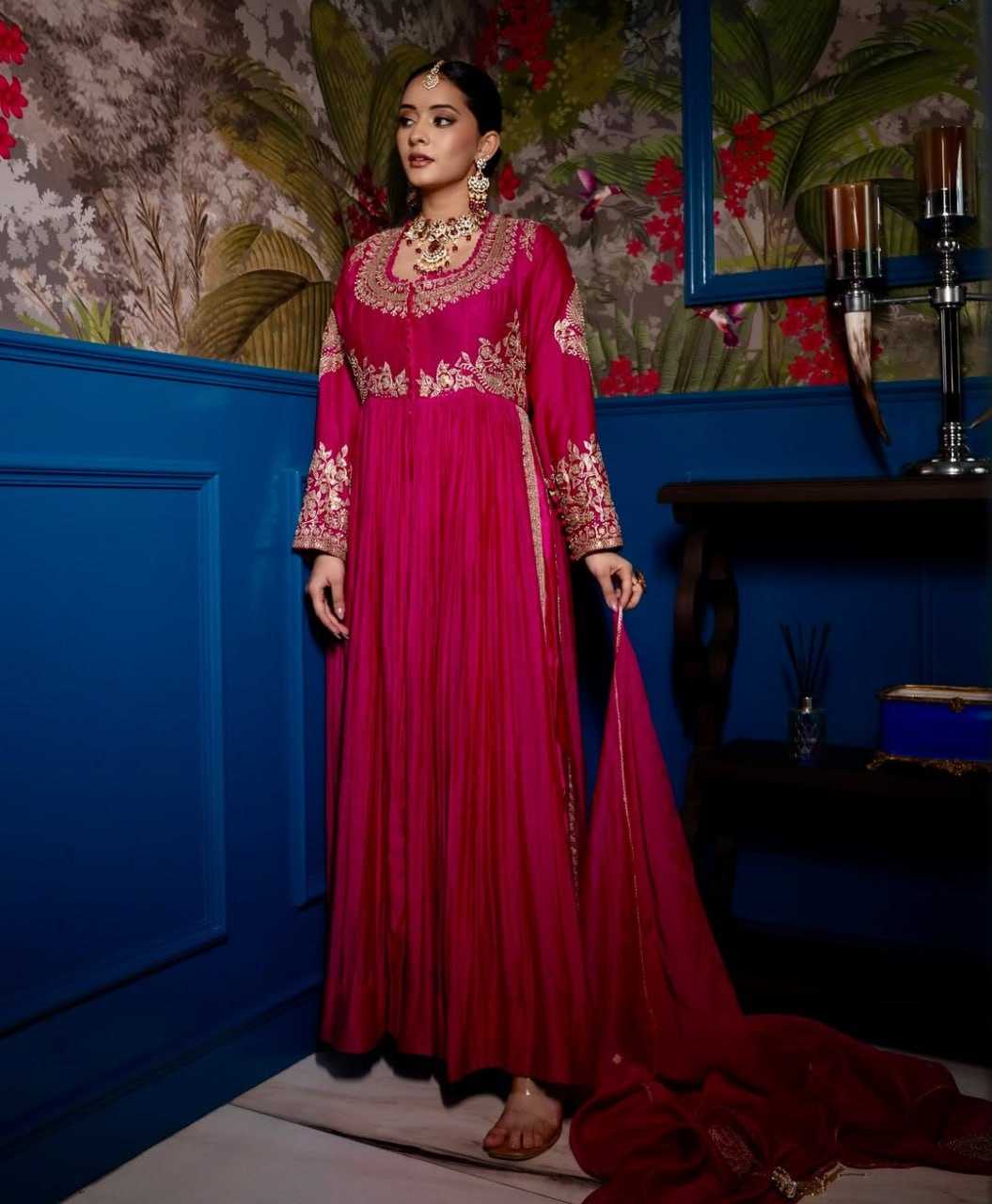 EMBROIDERED GOWN