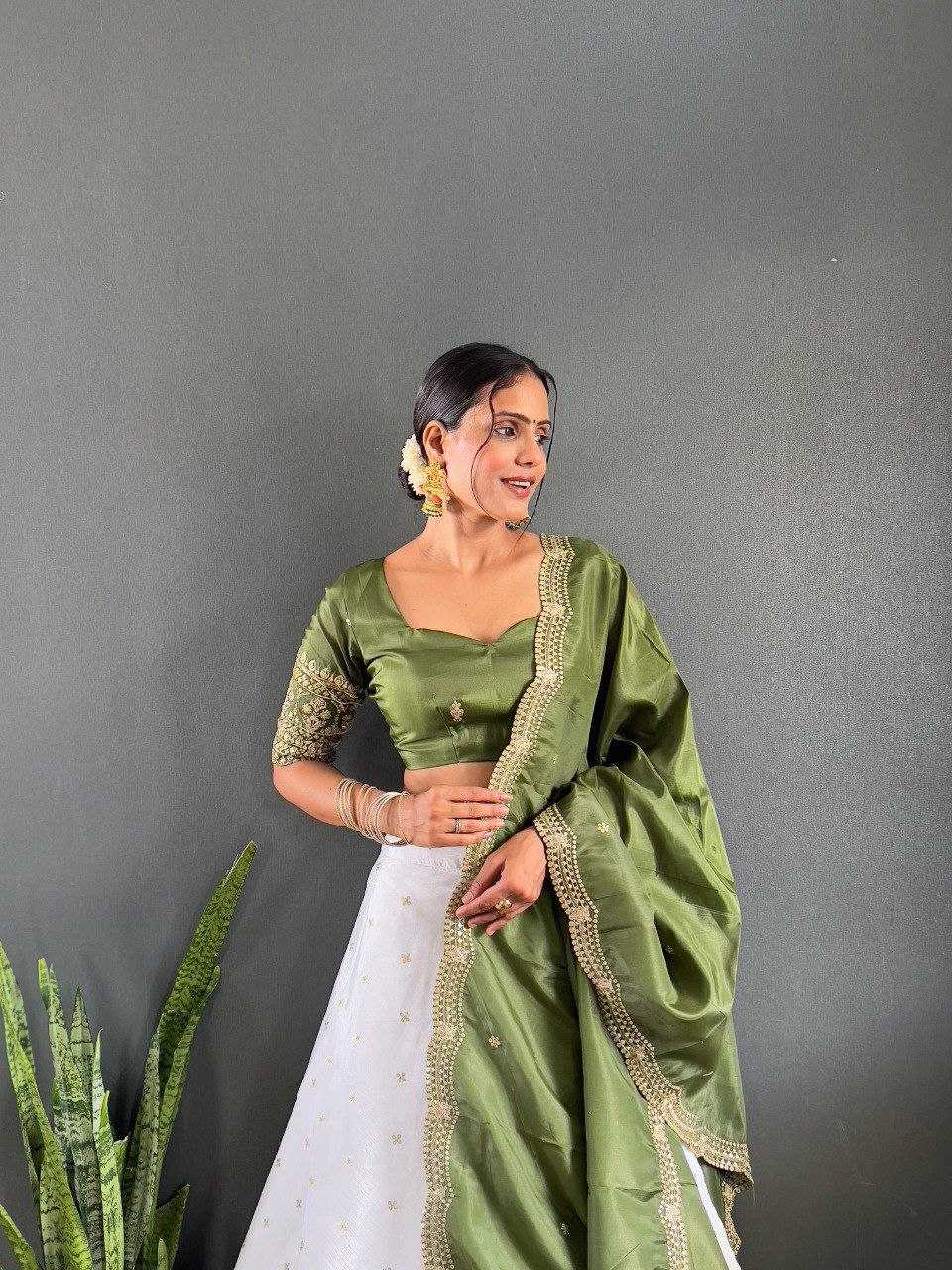 EMBROIDERED LEHENGA