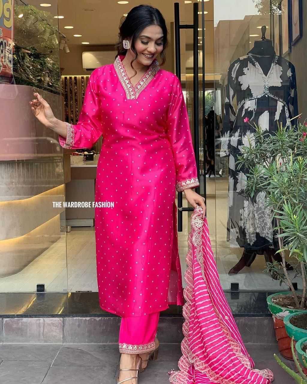 PRINTED SILK KURTI