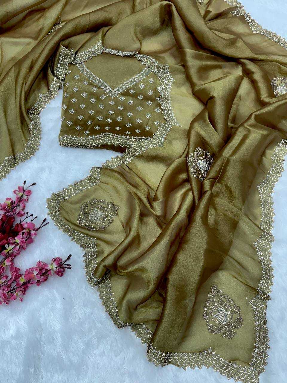 STONE WORK SAREE