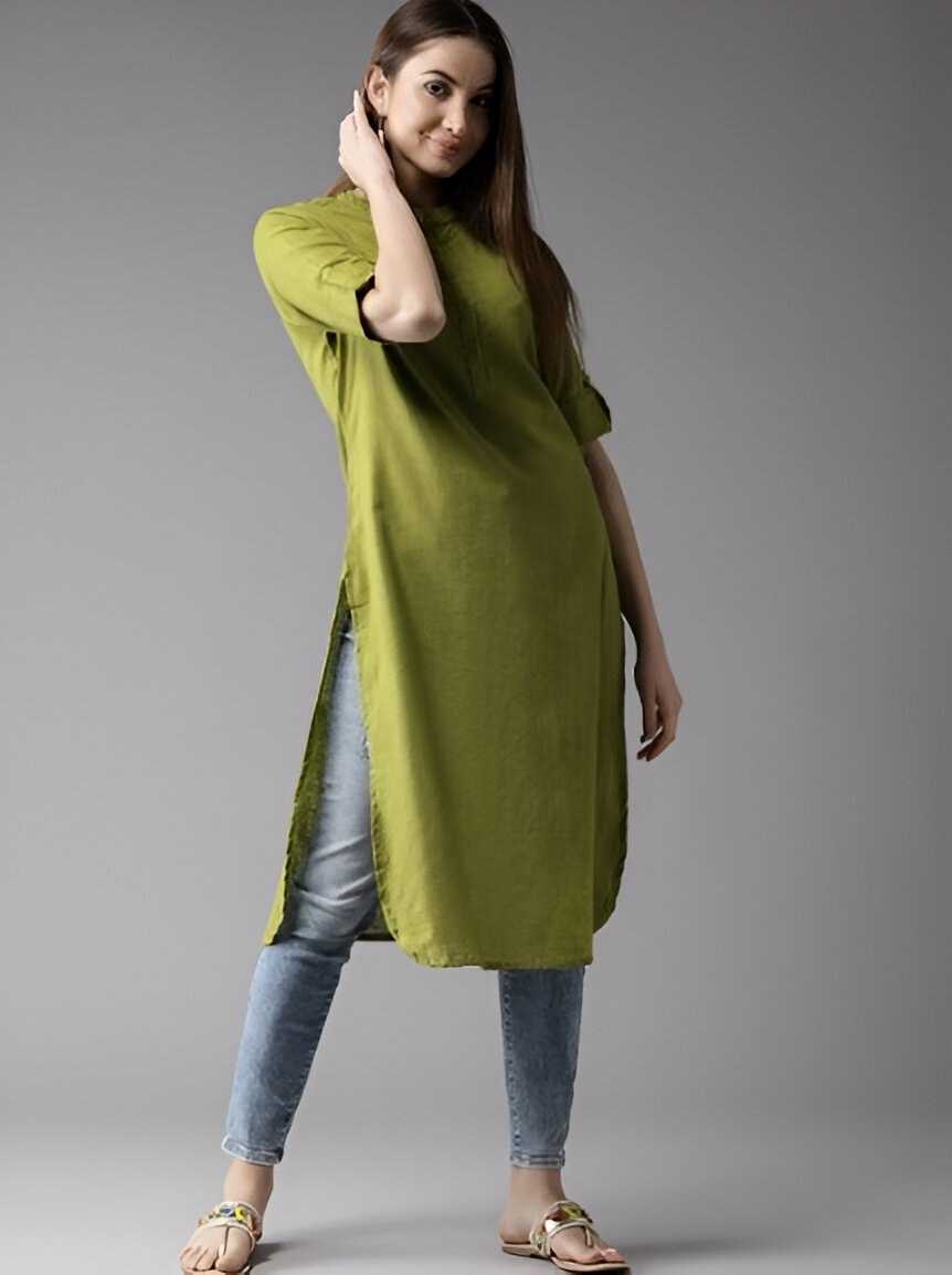 GREEN KURTIS