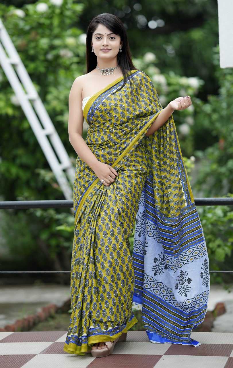 PRINTED COTTON SAREE