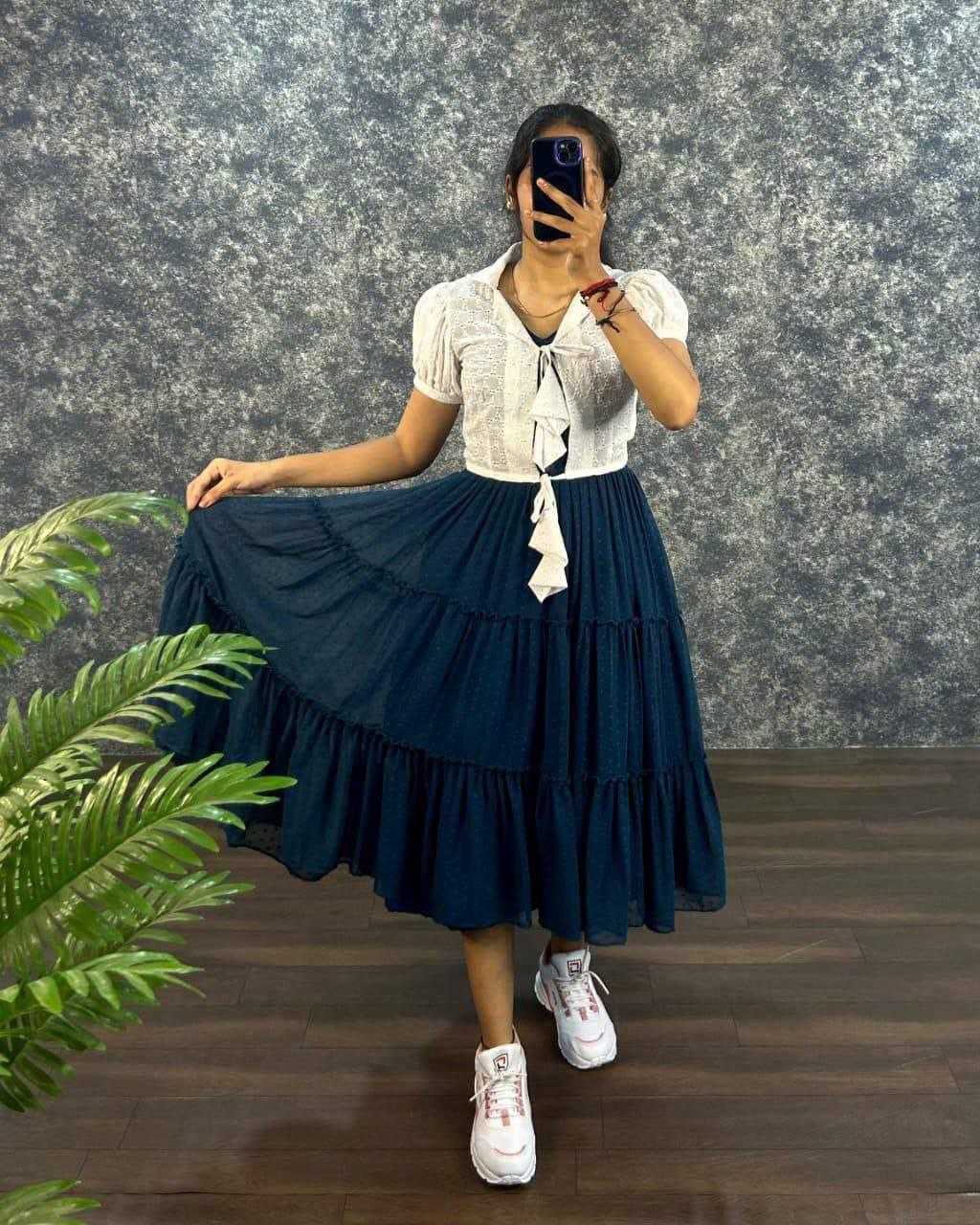 INDO-WESTERN GOWN WITH JACKET