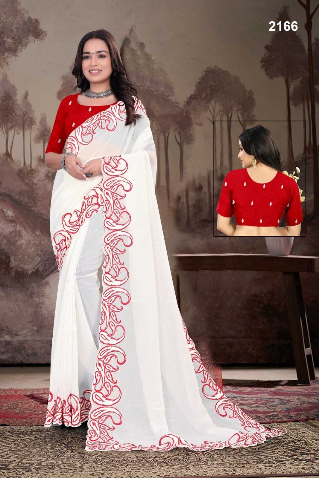 WHITE SAREES