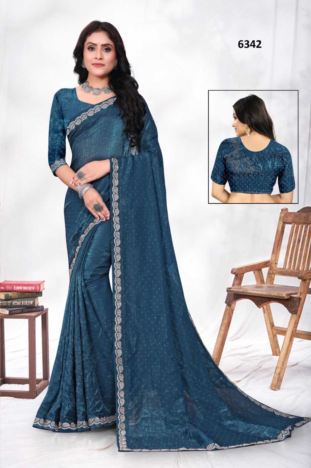 STONE WORK SAREE