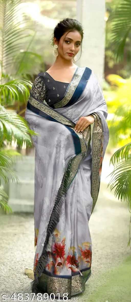 PRINTED SILK SAREE