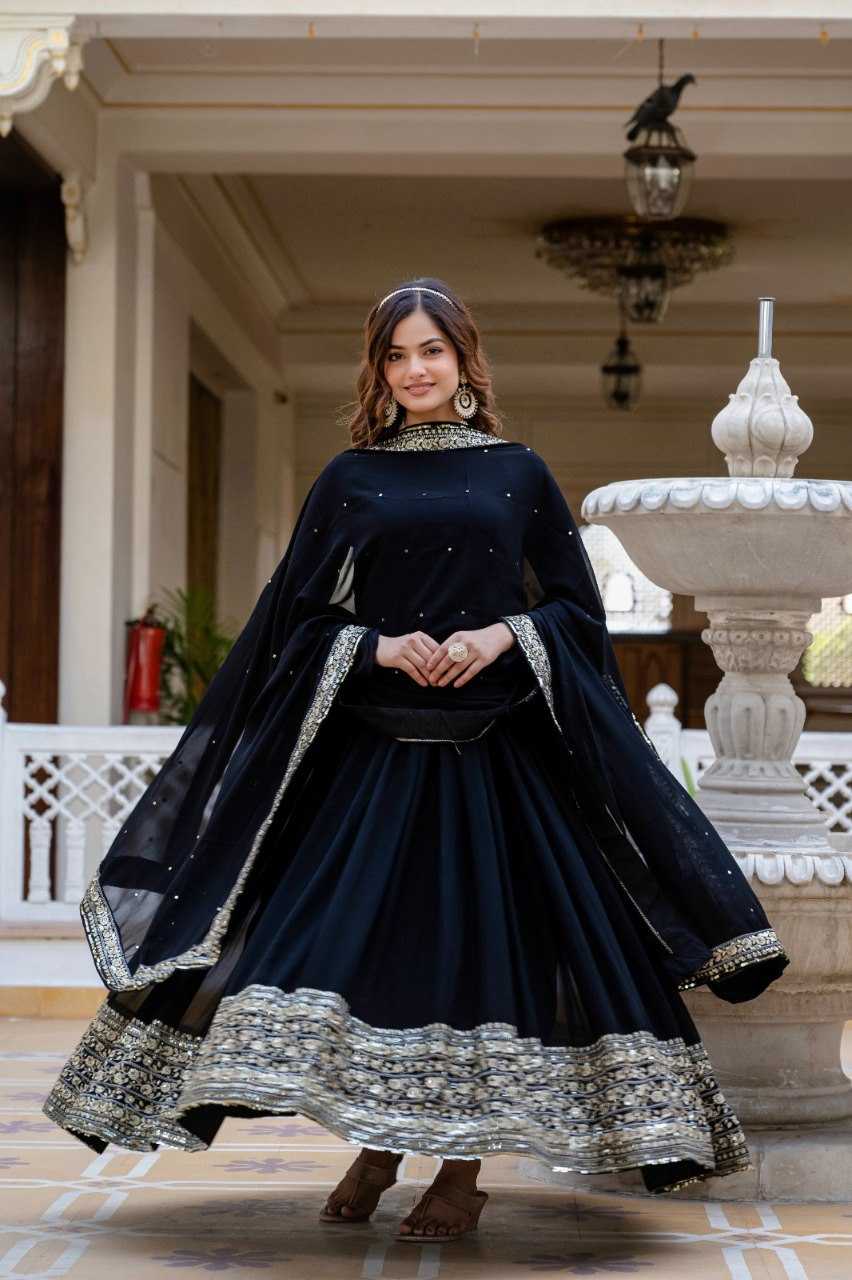 EMBROIDERED GOWN
