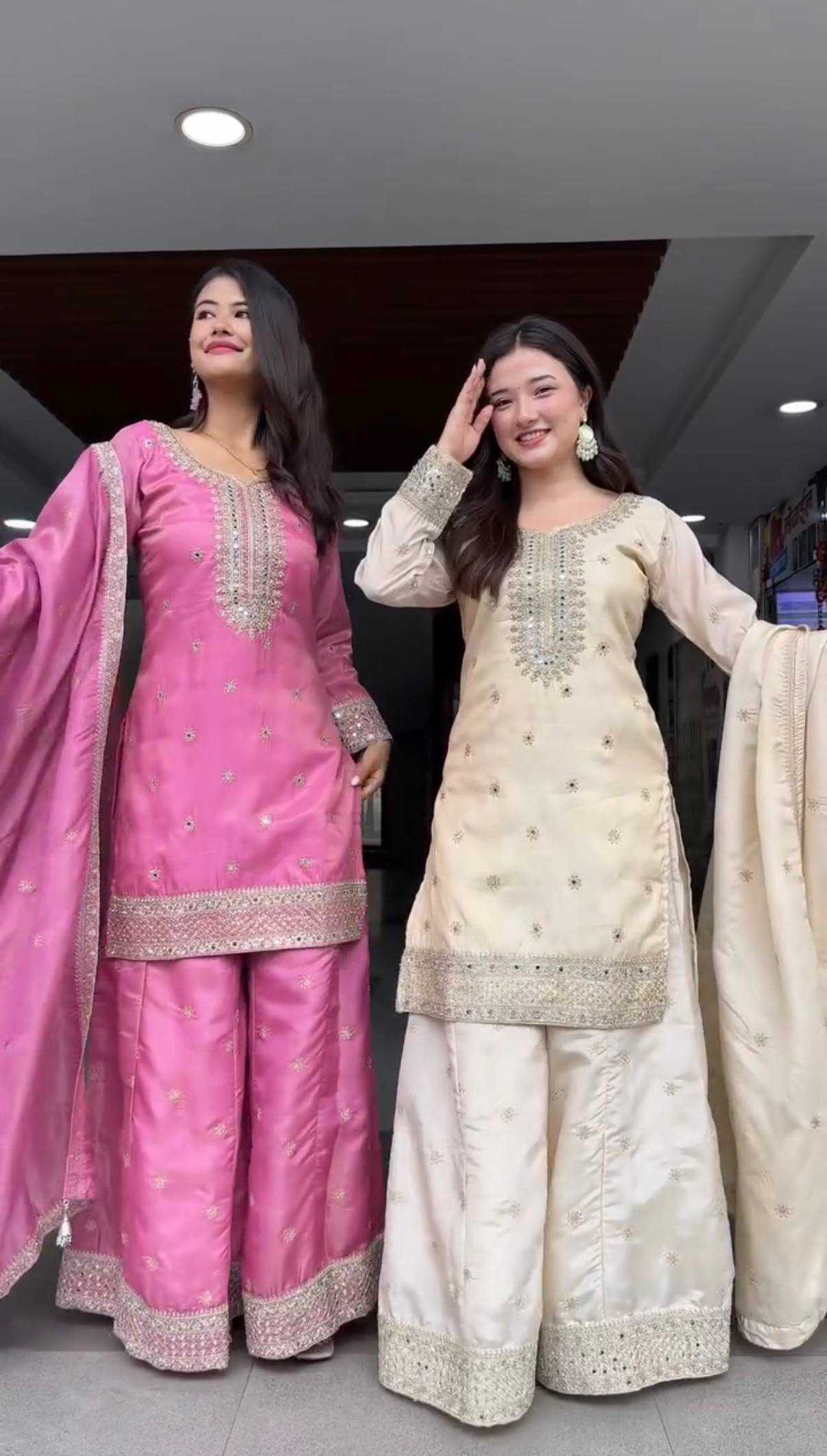 MIRROR WORK KURTI