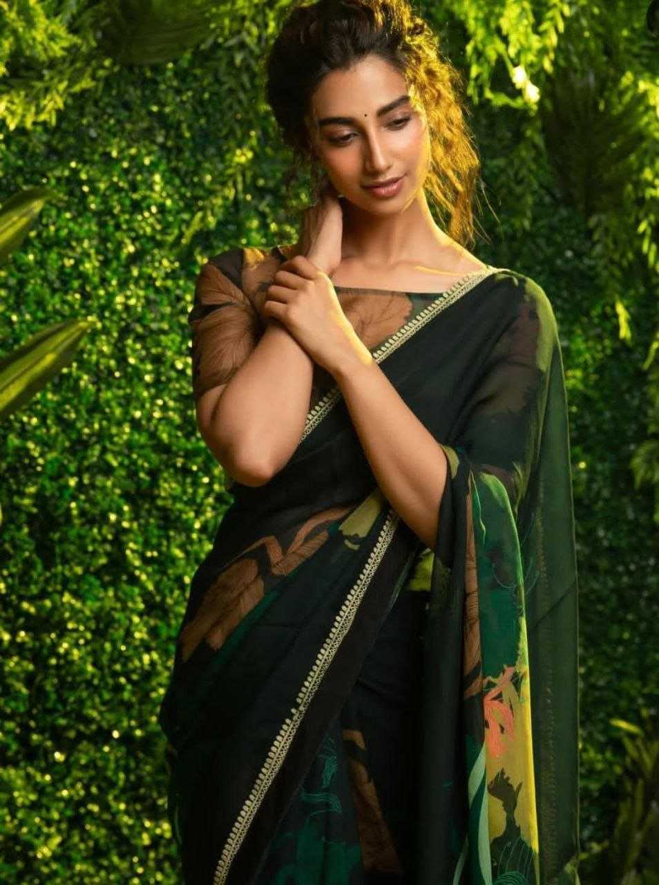 PRINTED GEORGETTE SAREE