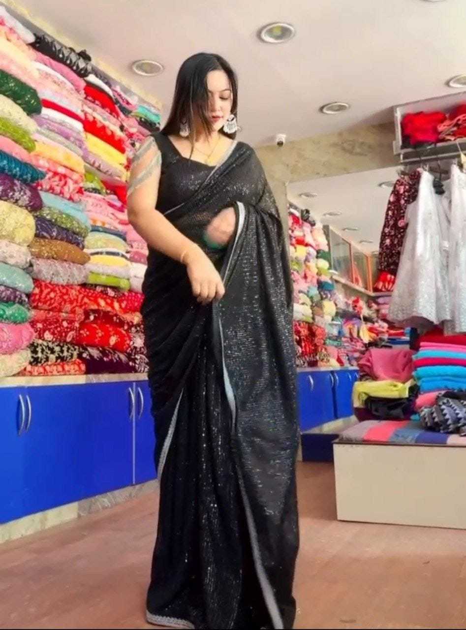 BLACK SAREES