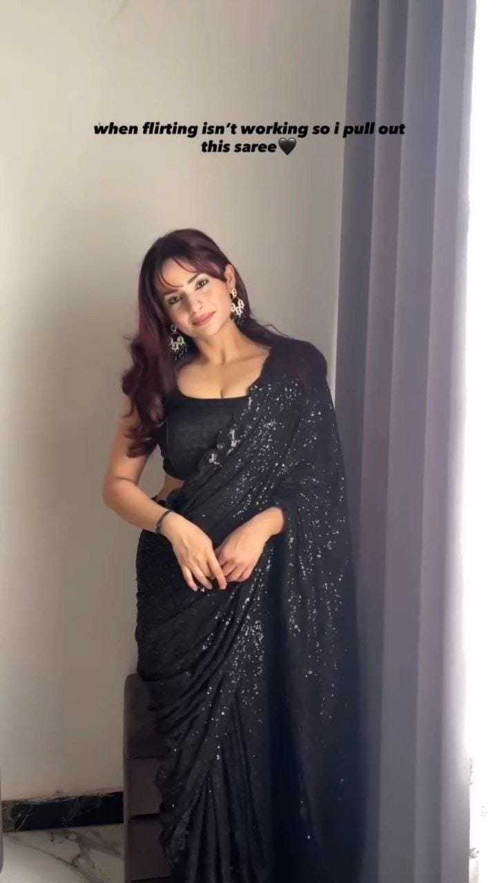 BLACK SAREES
