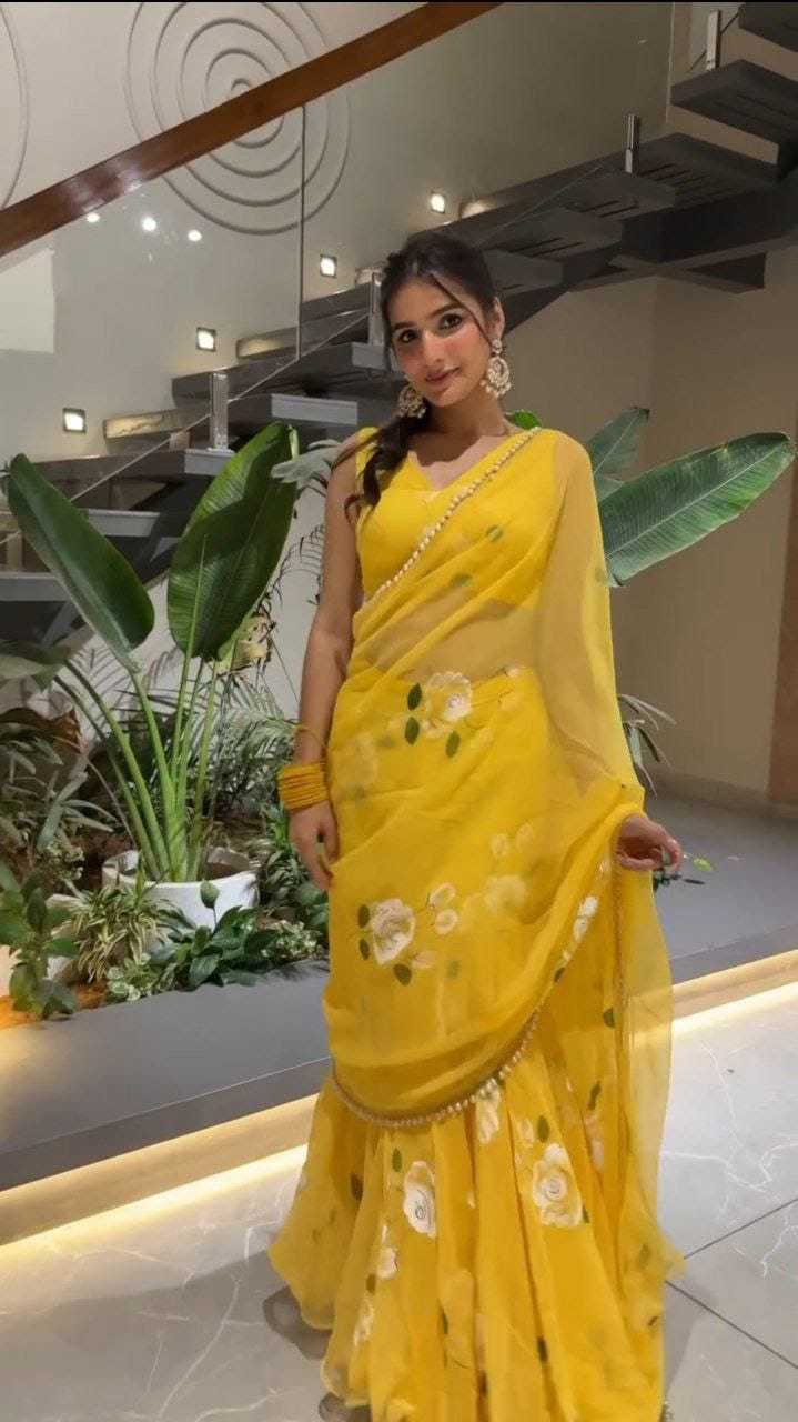 YELLOW LEHENGA