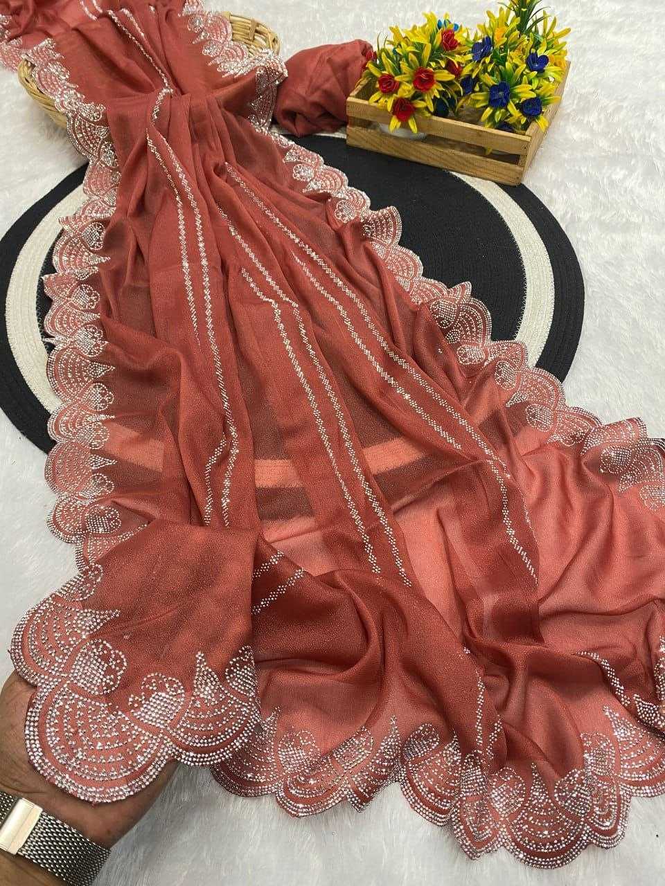 STONE WORK SAREE