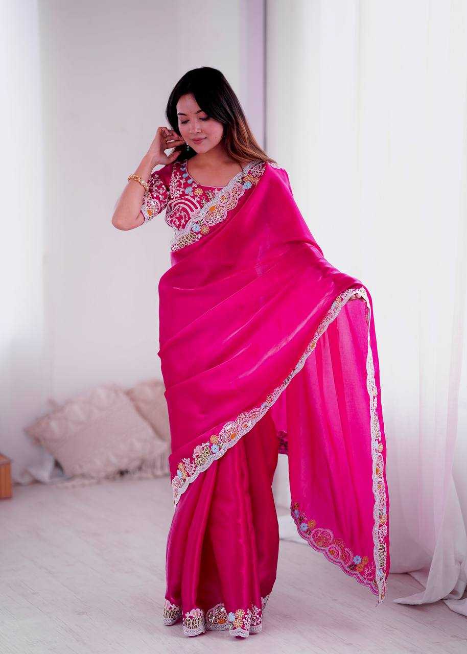 SEQUINS WORK SAREE