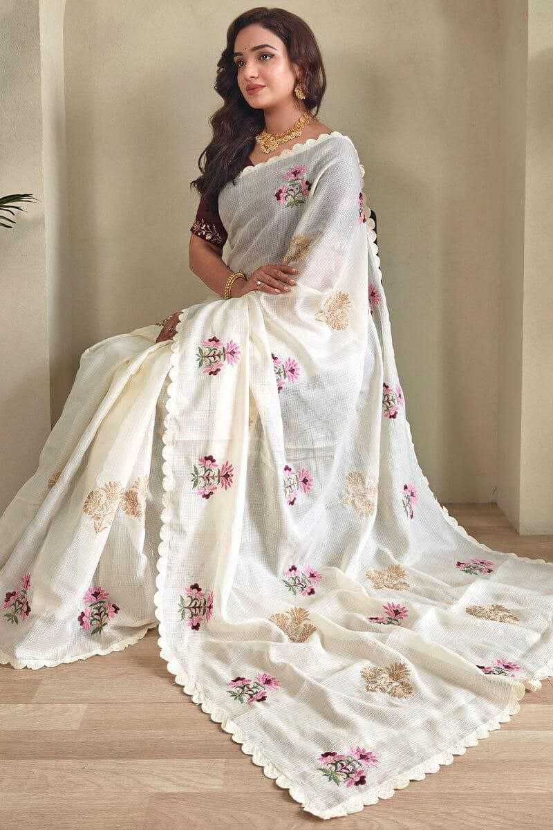 CUTWORK SAREE