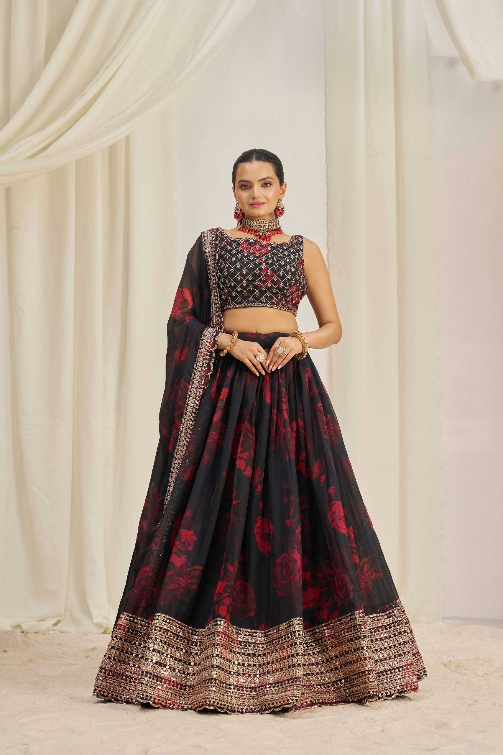  ZARI WORK LEHENGA