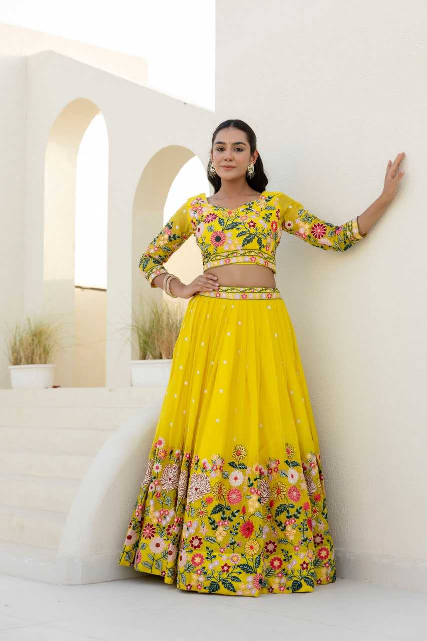 YELLOW LEHENGA