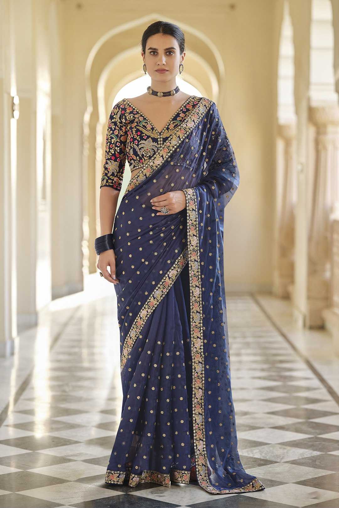 ORGANZA SAREES