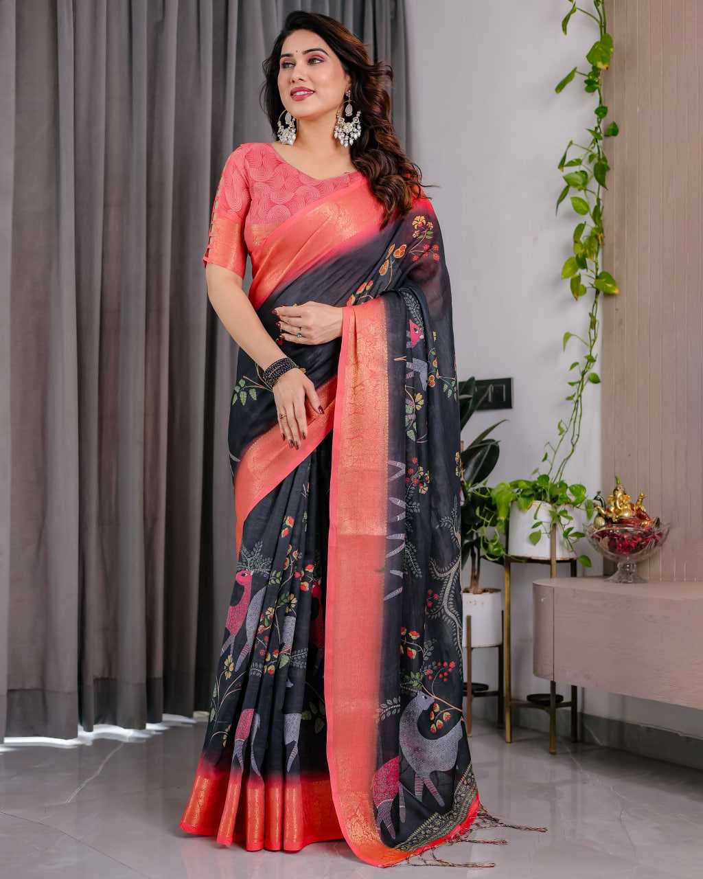FLORAL SAREES