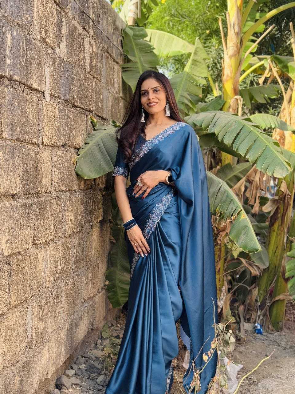 LACE BORDER SAREES