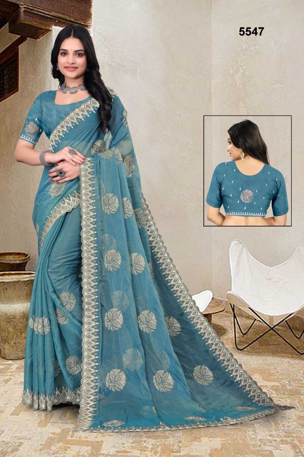  ZARI BORDER SILK SAREES