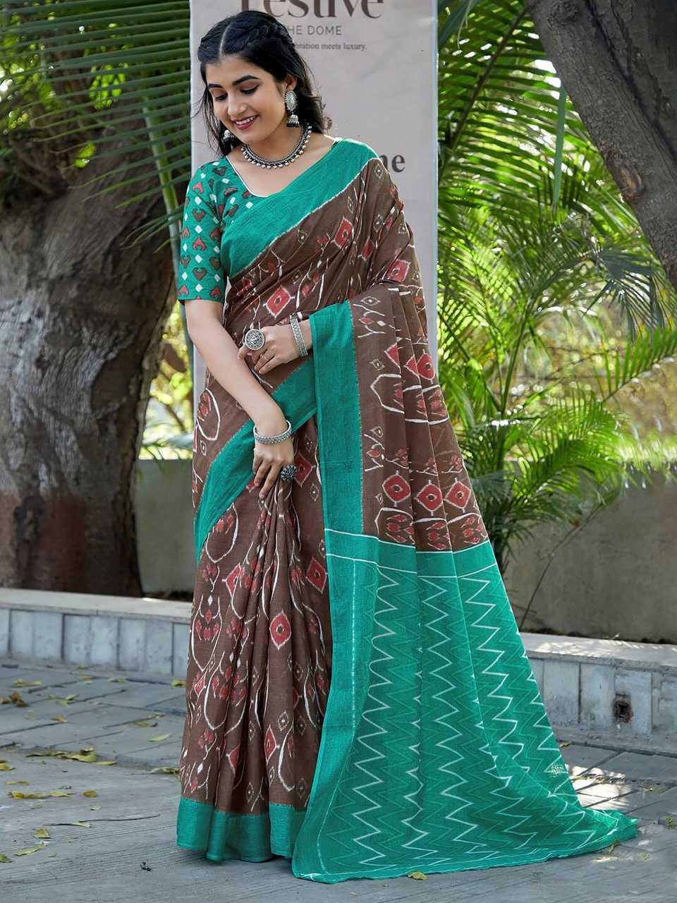 PRINTED COTTON SAREE