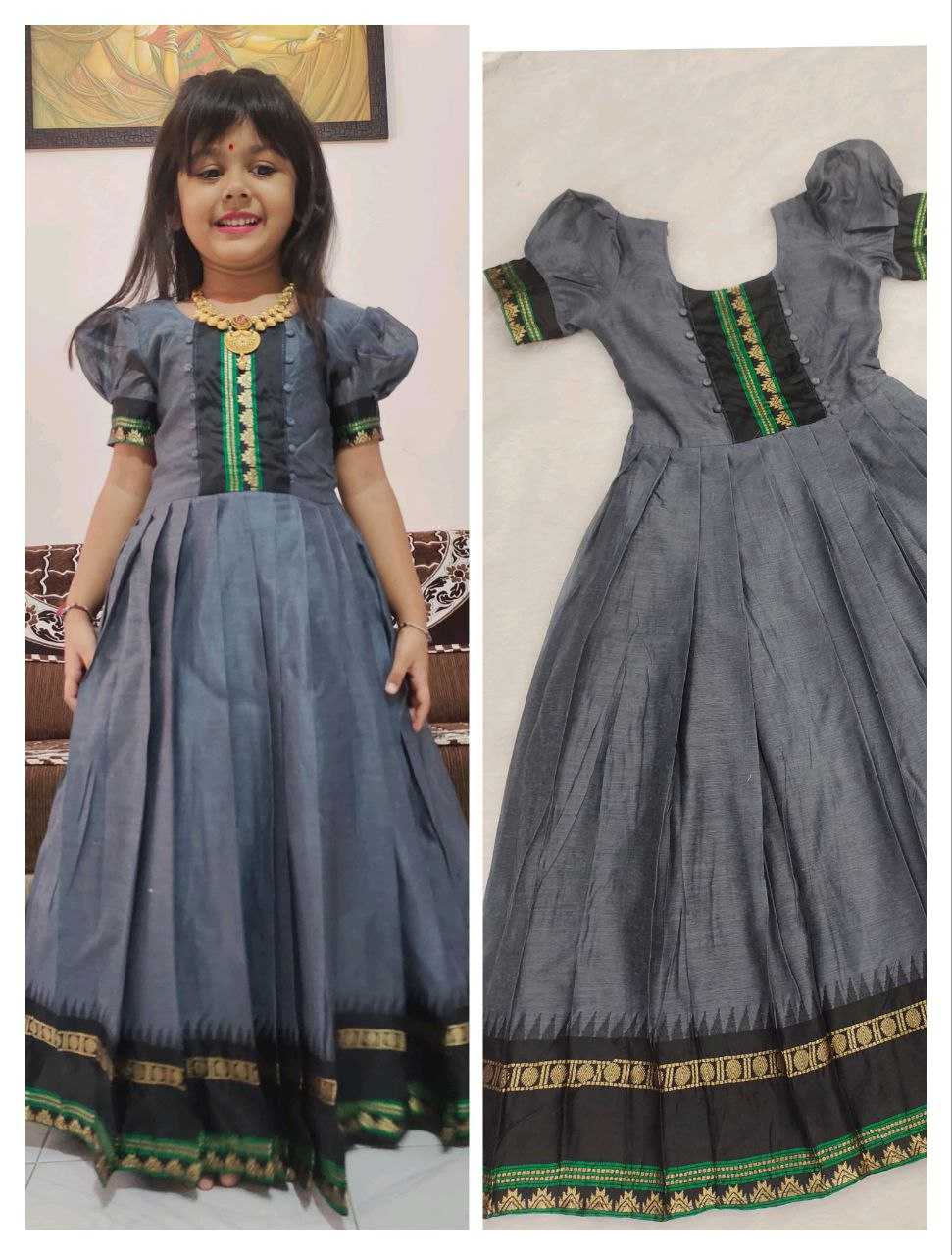 KIDS SILK DRESS