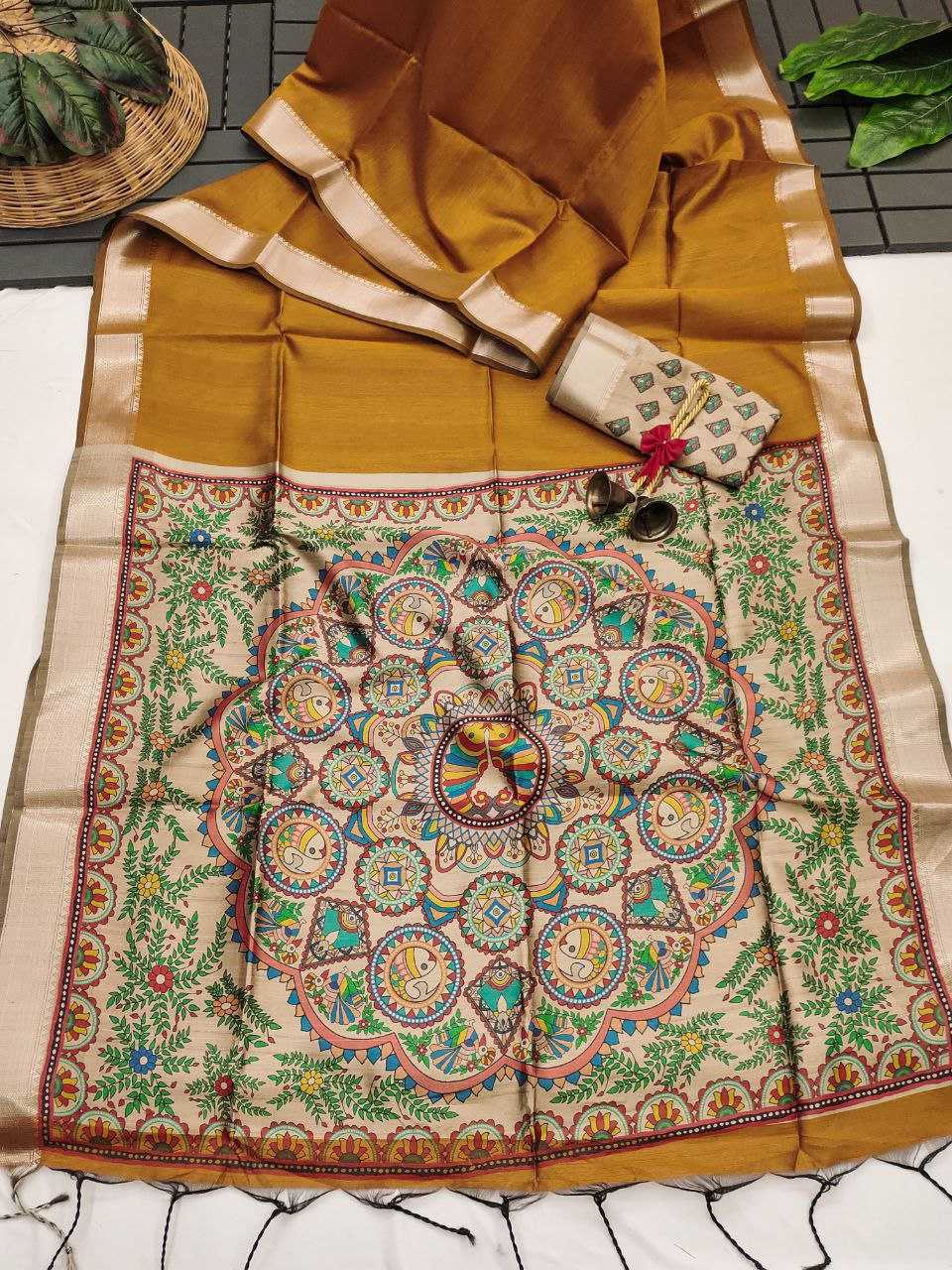 HAND PRINTED SAREE