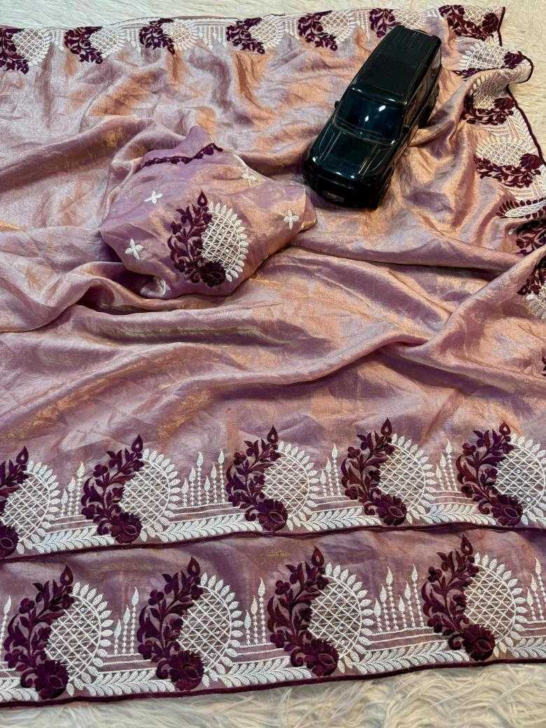 EMBROIDERED SILK SAREES