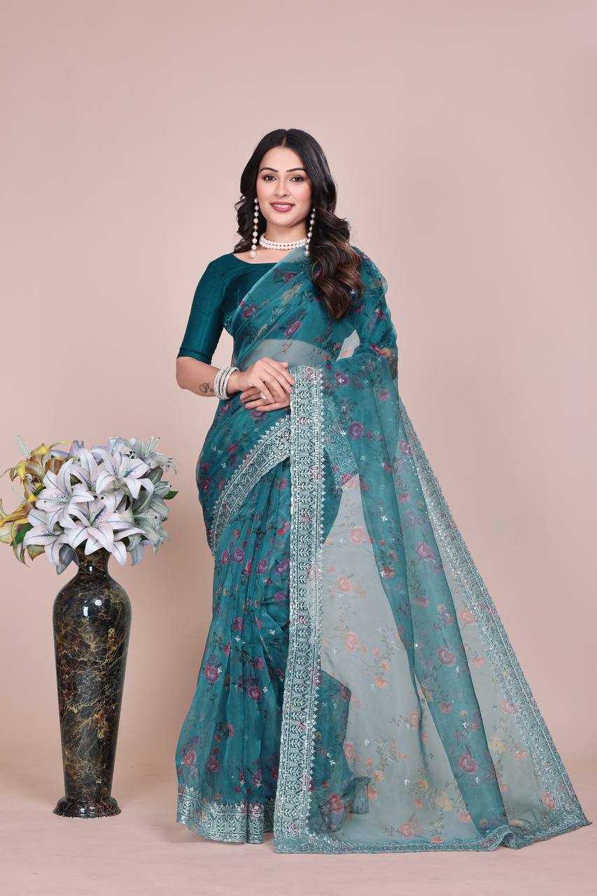 ORGANZA SAREES