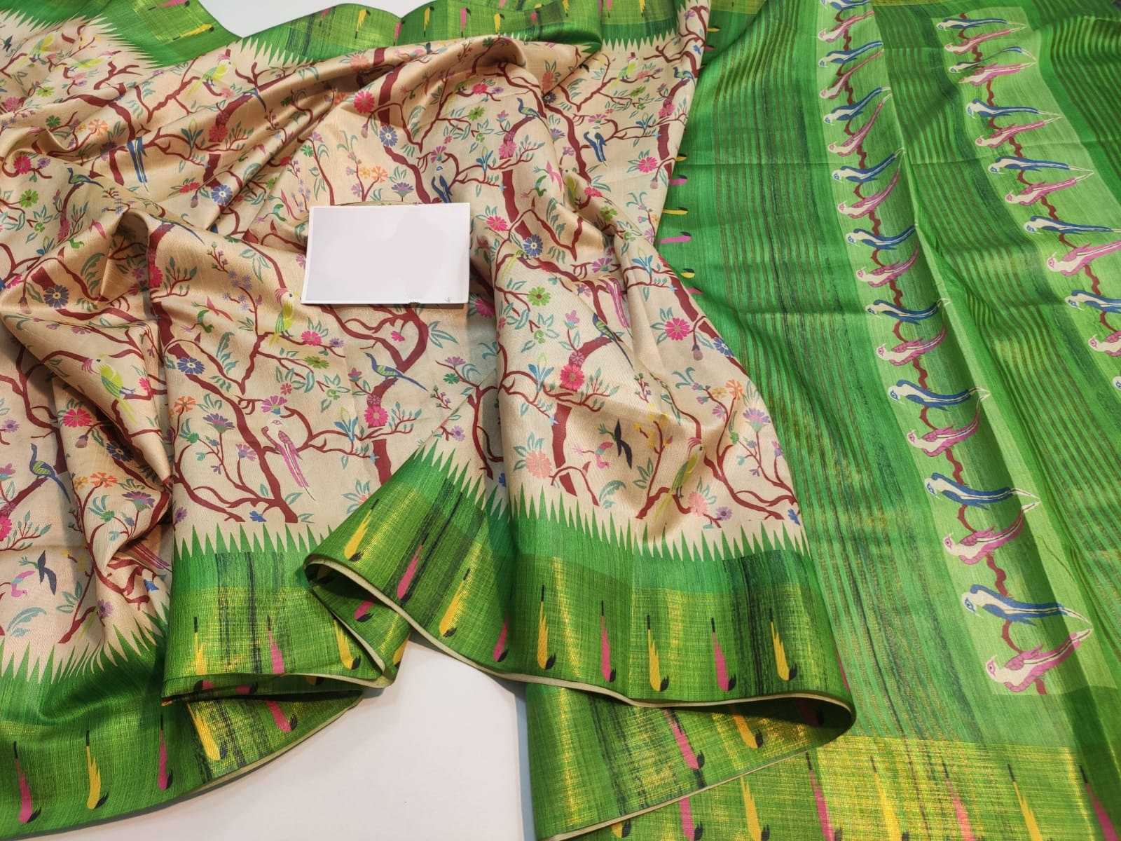 FANCY PRINTED SILK SAREES