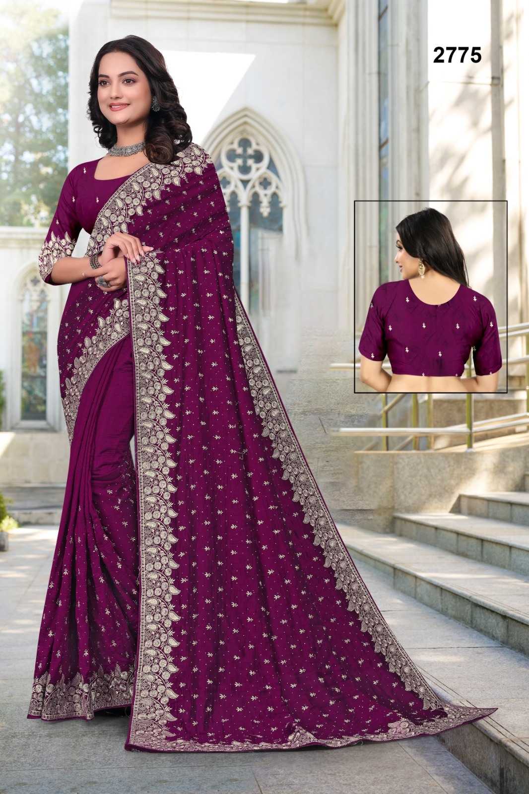 EMBROIDERED SAREES