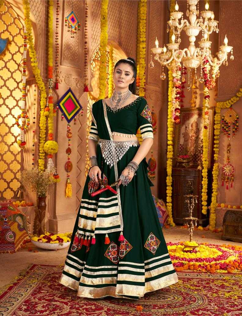 THREAD WORK LEHENGA