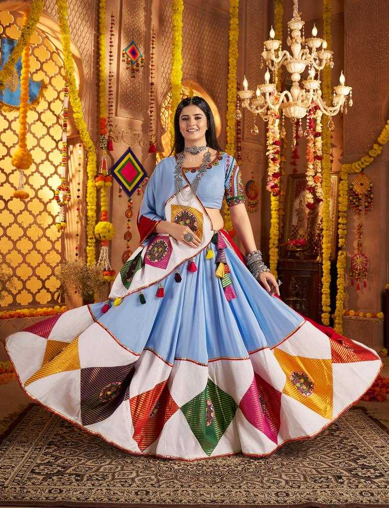 MIRROR WORK LEHENGA