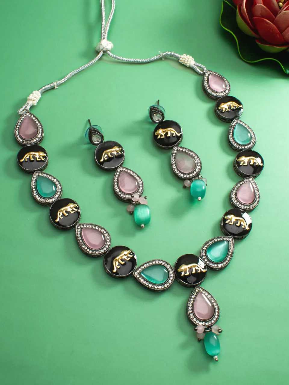 OXIDIZED JEWELLERY SET
