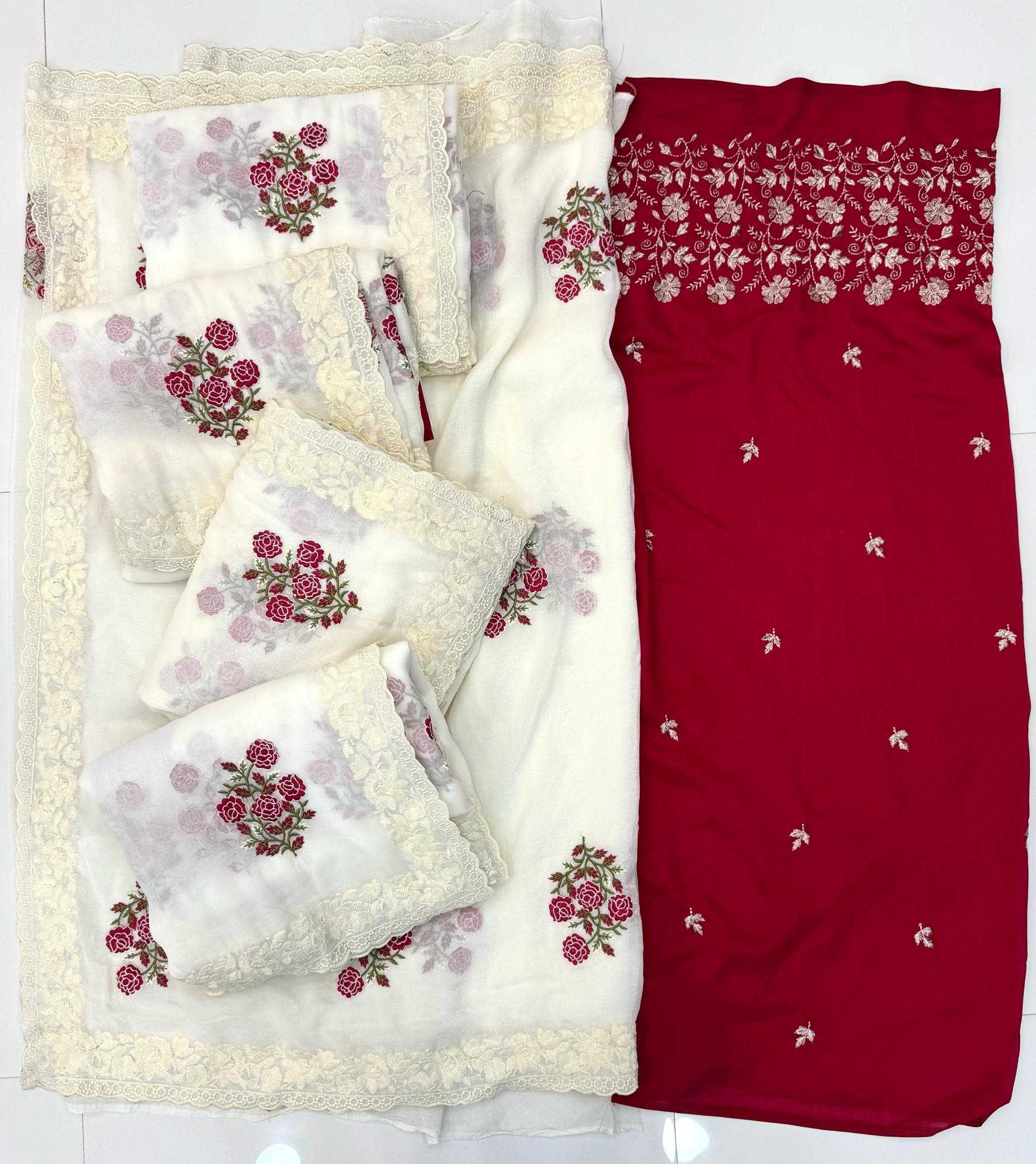 CUTWORK SAREE