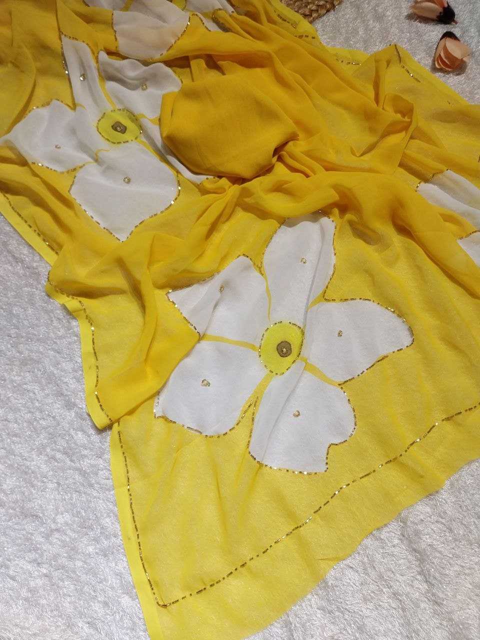 HAND PRINTED SAREE