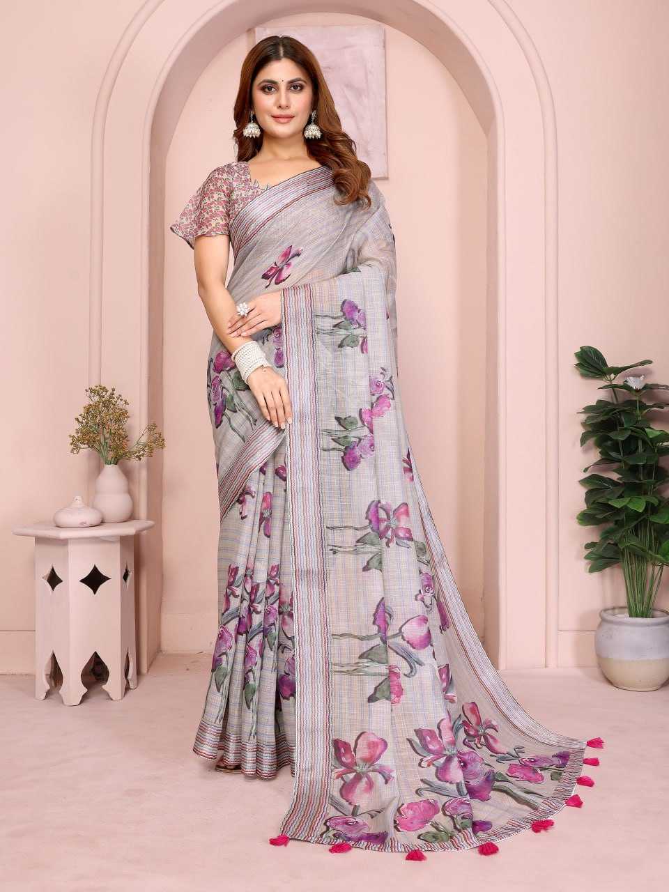 PRINTED COTTON SAREE