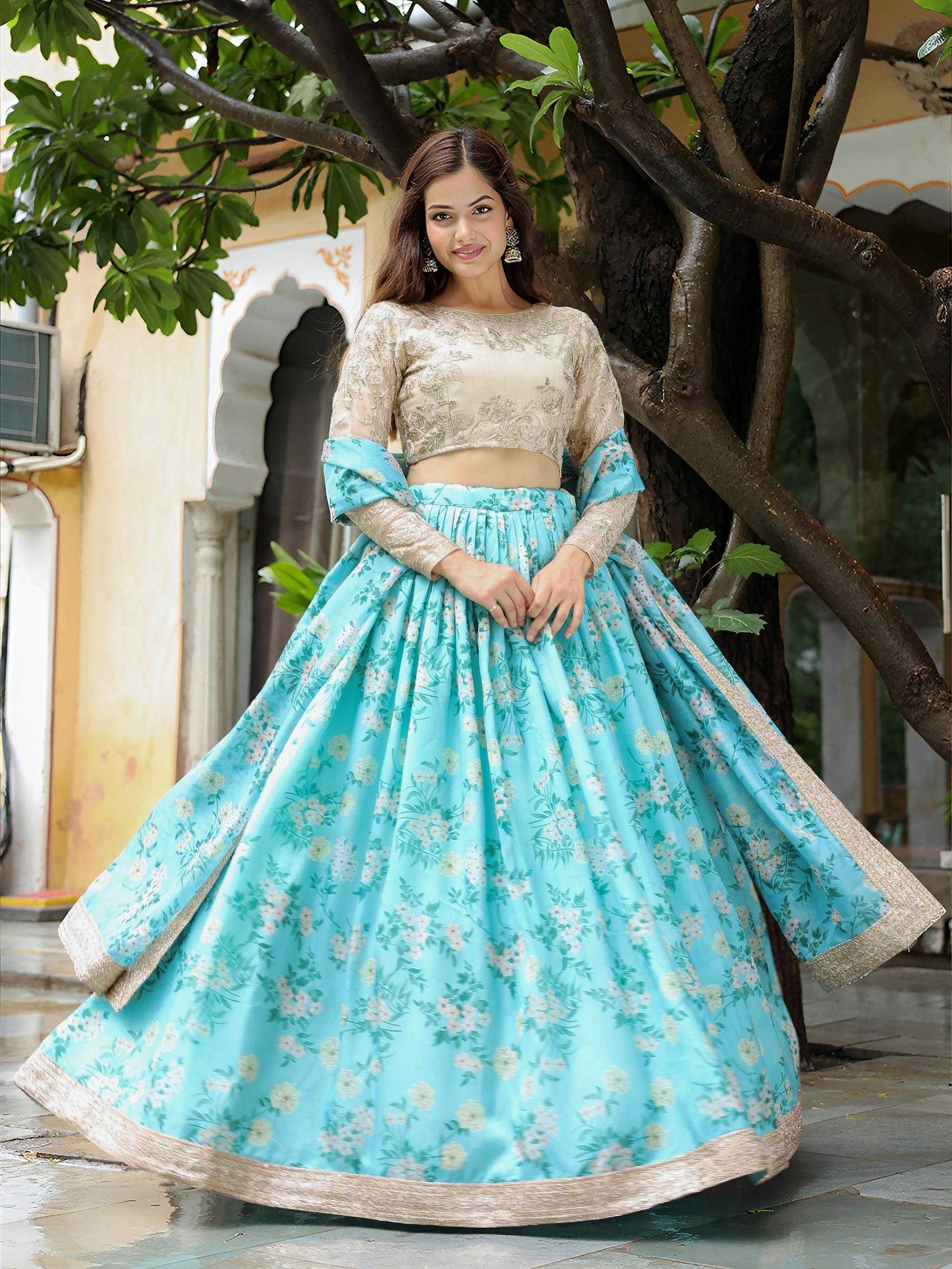 FLORAL LEHENGA